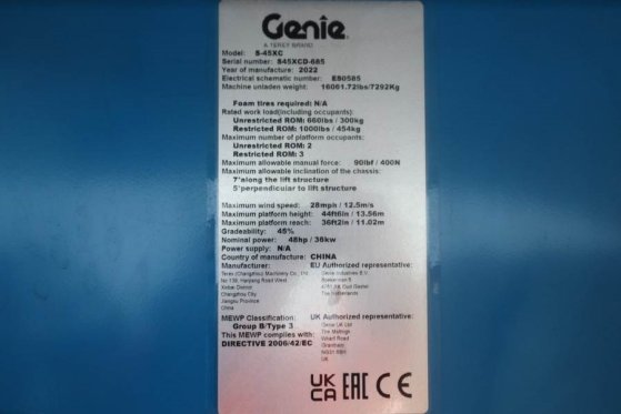 Genie S45XC Valid Inspection, *Guarantee! Diesel, 4x4 Dr S45XC Valid Inspection, *Guarantee! Diesel, 4x4 Dr 2022 2 image 6