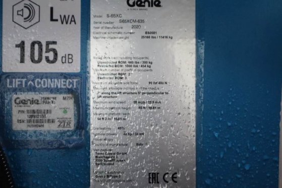 Genie S65XC Valid inspection, *Guarantee! Diesel, 4x4 Dr S65XC Valid inspection, *Guarantee! Diesel, 4x4 Dr 2020 2 image 6