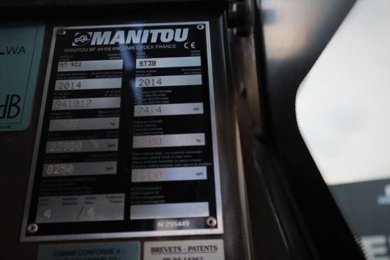 Manitou MT932 Valid inspection, *Guarantee! Diesel, 4x4x4 MT932 Valid inspection, *Guarantee! Diesel, 4x4x4 2014 2 image 6