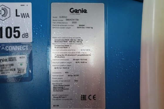 Genie S65XC Valid inspection, *Guarantee! Diesel, 4x4 Dr S65XC Valid inspection, *Guarantee! Diesel, 4x4 Dr 2020 2 image 6