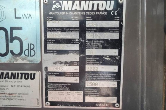 Manitou M30-4 Valid Inspection, *Guarantee, Diesel, 4x4 Dr M30-4 Valid Inspection, *Guarantee, Diesel, 4x4 Dr 2012 2 Rough...
