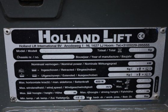 Holland Lift Ecostar HL-7814 Electric, 10m Working Height, 450k Holland lift Ecostar HL-7814 Electric, 10m Working Height,...