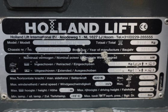 Holland Lift Ecostar HL-7814 Electric, 10m Working Height, 450k Holland lift Ecostar HL-7814 Electric, 10m Working Height,...