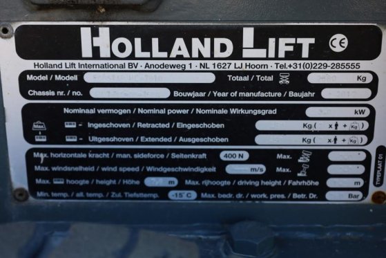 Holland Lift Ecostar HL-7810 Electric, 10m Working Height, 450k Holland lift Ecostar HL-7810 Electric, 10m Working Height,...