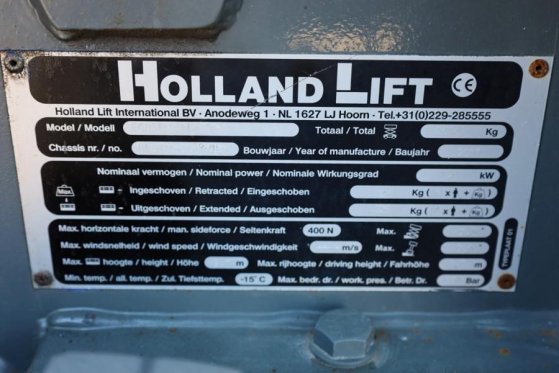 Holland Lift Ecostar HL-9710 Electric, 12m Working Height, 325k Holland lift Ecostar HL-9710 Electric, 12m Working Height,...