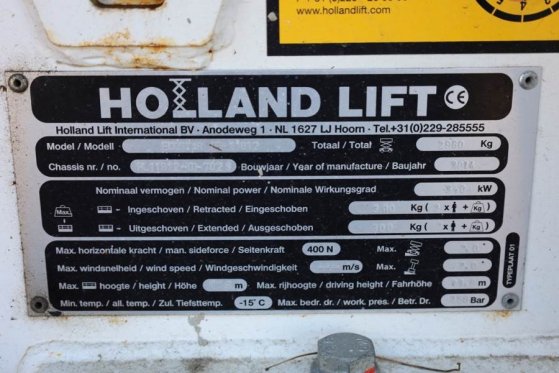 Holland Lift Ecostar HL-11812 Electric, 14m Working Height, 300 Holland lift Ecostar HL-11812 Electric, 14m Working Height...