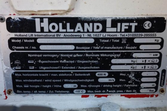 Holland Lift Ecostar HL-7810 Electric, 10m Working Height, 450k Holland lift Ecostar HL-7810 Electric, 10m Working Height,...