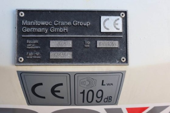 Grove GMK3055 Diesel, 6x6x6, 55t Capacity, 43m Main Boom GMK3055 Diesel, 6x6x6, 55t Capacity, 43m Main Boom 2008 2 Mobile ...