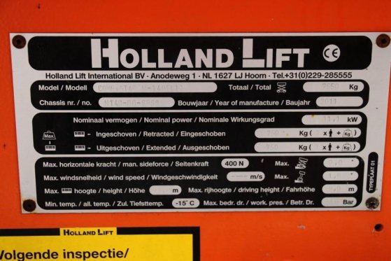 Holland Lift Lift Combistar N-140EL12 Valid inspection, *Guaran Holland lift Lift Combistar N-140EL12 Valid inspection, *G...