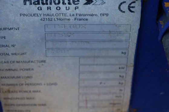 Haulotte H15SX Diesel, 4x4 Drive 15 Working Height, 500kg C Haulotte H15SX Diesel, 4x4 Drive 15 Working Height, 500kg C 20...