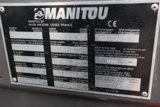 Manitou MI25D Valid inspection, *Guarantee! Diesel, 4x2 Dr MI25D Valid inspection, *Guarantee! Diesel, 4x2 Dr 2018 2 Forkl...
