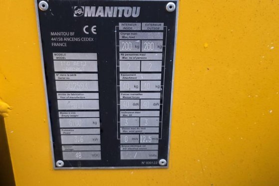 Manitou 150AETJ Compact As-Is, Weak Batteries, Electric, 1 150AETJ Compact As-Is, Weak Batteries, Electric, 1 2011 2 image 6