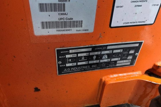 JLG E300AJ As-Is, Electric, 11m Working Height, 6.77m, E300AJ As-Is, Electric, 11m Working Height, 6.77m, 2011 2 image 6