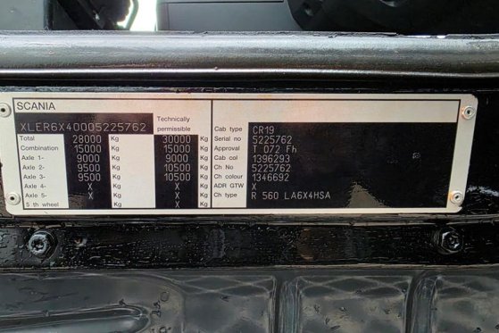 Scania R560 6x4 Dutch Registration, Diesel, 6x4 Drive, Ad R560 6x4 Dutch Registration, Diesel, 6x4 Drive, Ad 2009 2 Tracto...