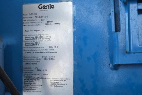 Genie S85XC Valid inspection, *Guarantee! Diesel, 4x4 Dr S85XC Valid inspection, *Guarantee! Diesel, 4x4 Dr 2021 2 image 6