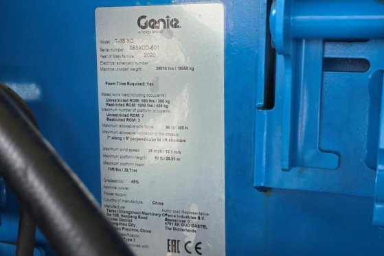 Genie S85XC Valid inspection, *Guarantee! Diesel, 4x4 Dr S85XC Valid inspection, *Guarantee! Diesel, 4x4 Dr 2020 2 image 6