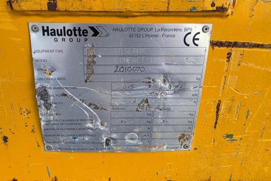 Haulotte Compact 10N Electric, 10m Working Height, 230kg Ca Haulotte Compact 10N Electric, 10m Working Height, 230kg Ca 20...
