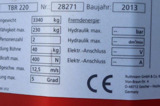 Ruthmann TBR220 Also Available For Rent, Driving Licence B/ Ruthmann TBR220 Also Available For Rent, Driving Licence B/ 20...