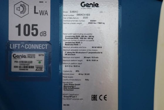 Genie S65XC Valid inspection, *Guarantee! Diesel, 4x4 Dr S65XC Valid inspection, *Guarantee! Diesel, 4x4 Dr 2020 2 image 21