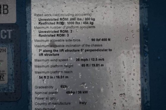 Genie S65XC Valid inspection, *Guarantee! Diesel, 4x4 Dr S65XC Valid inspection, *Guarantee! Diesel, 4x4 Dr 2020 2 image 20