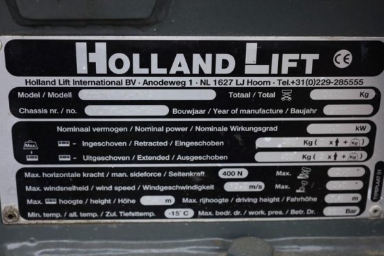 Holland Lift Ecostar HL-7814 Electric, 10m Working Height, 450k Holland lift Ecostar HL-7814 Electric, 10m Working Height,...