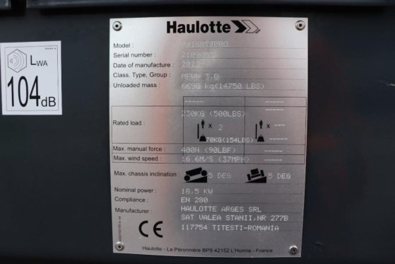 Haulotte HA16RTJ Pro NEW, Valid inspection, *Guarantee! Die Haulotte HA16RTJ Pro NEW, Valid inspection, *Guarantee! Die 20...