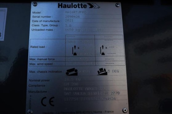 Haulotte HA16RTJ Pro NEW, Valid inspection, *Guarantee! Die Haulotte HA16RTJ Pro NEW, Valid inspection, *Guarantee! Die 20...