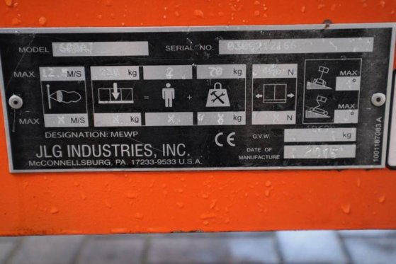 JLG 600AJ Valid inspection, *Guarantee! Diesel, 4x4 Dr 10092 2015 2 image 19