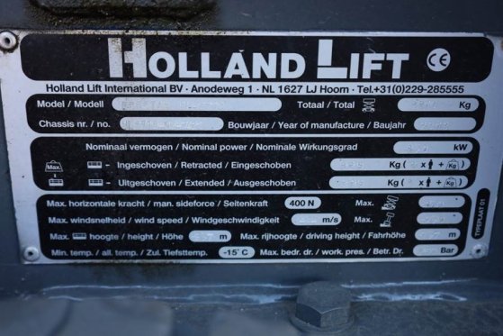 Holland Lift Ecostar HL-9710 Electric, 12m Working Height, 325k Holland lift Ecostar HL-9710 Electric, 12m Working Height,...