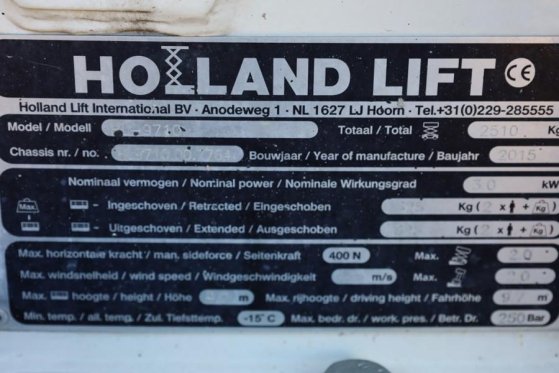 Holland Lift Ecostar HL-9710 Electric, 12m Working Height, 325k Holland lift Ecostar HL-9710 Electric, 12m Working Height,...
