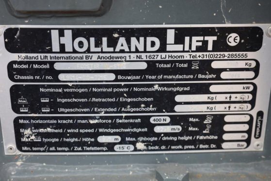 Holland Lift Ecostar HL-9714 Electric, 12m Working Height, 325k Holland lift Ecostar HL-9714 Electric, 12m Working Height,...