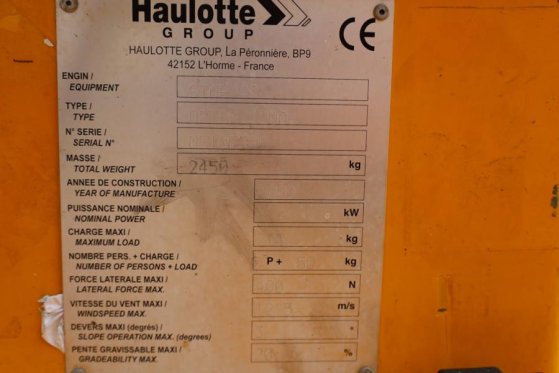 Haulotte STAR 12 As-Is, Electric, 12m Working Height, 3m Re Haulotte STAR 12 As-Is, Electric, 12m Working Height, 3m Re 20...