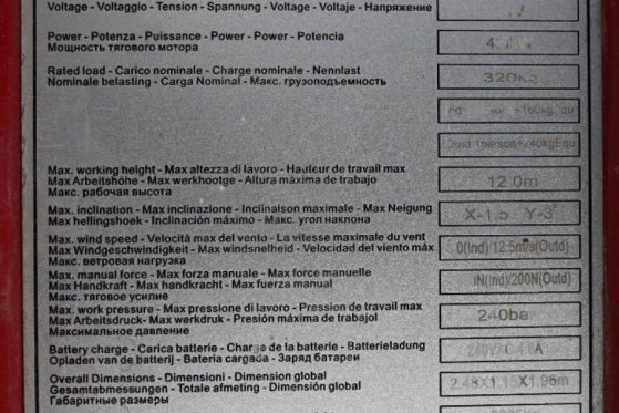 Magni ES1212E Valid inspection, *Guarantee! Electric, 12 MAGNI ES1212E Valid inspection, *Guarantee! Electric, 12 2019 2 S...