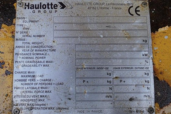 Haulotte COMPACT 14 As- Is, Electric, 14m Working Height, 3 Haulotte COMPACT 14 As- Is, Electric, 14m Working Height, 3 20...