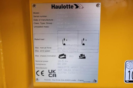 Haulotte Compact 12DX Valid Inspection, *Guarantee! Diesel, Haulotte Compact 12DX Valid Inspection, *Guarantee! Diesel, 20...