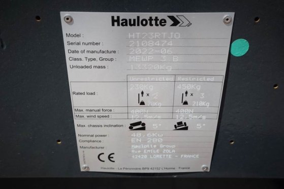 Haulotte HT23RTJ O Valid Inspection, *Guarantee! Diesel, 4x Haulotte HT23RTJ O Valid Inspection, *Guarantee! Diesel, 4x 20...