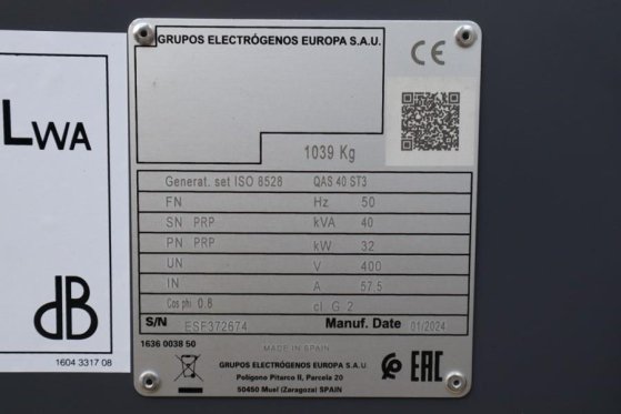 Atlas Copco QAS 40 ST3 Valid inspection, Diesel, 40 kVA QAS 40 ST3 Valid inspection, Diesel, 40 kVA 2024 2 Generators image 6