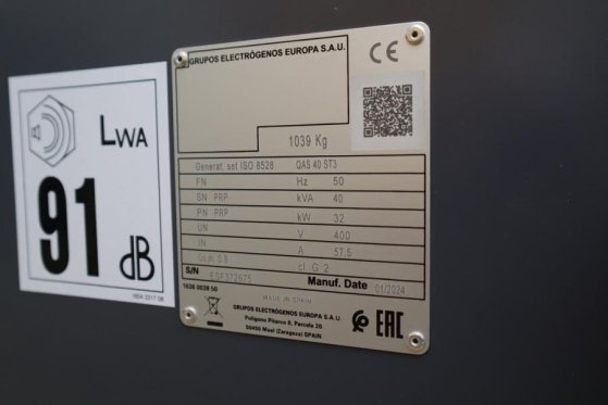 Atlas Copco QAS 40 ST3 Valid inspection, Diesel, 40 kVA QAS 40 ST3 Valid inspection, Diesel, 40 kVA 2024 2 Generators image 6