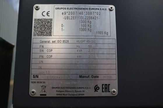 Atlas Copco HiLight H5+ SV2 Valid inspection, Max Boom Height HiLight H5+ SV2 Valid inspection, Max Boom Height 2020 2 ima...