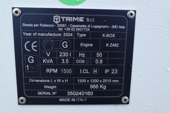Trime X-BOX 4x320W Valid inspection, Hydr. Vertical towe Trime X-BOX 4x320W Valid inspection, Hydr. Vertical towe 2024 2 i...