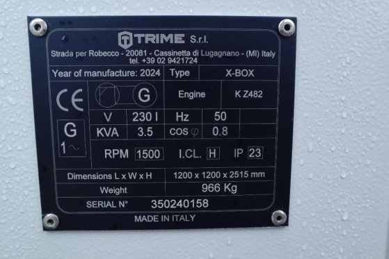 Trime X-BOX 4x320W Valid inspection, Hydr. Vertical towe Trime X-BOX 4x320W Valid inspection, Hydr. Vertical towe 2024 2 i...