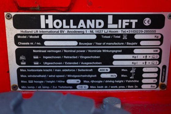 Holland Lift Ecostar HL-9710 Electric, 12m Working Height, 325k Holland lift Ecostar HL-9710 Electric, 12m Working Height,...