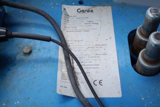 Genie GS1932 Electric, Working Height 7.8 m, 227kg Capac 4842 2013 2 Scissor Lifts image 6