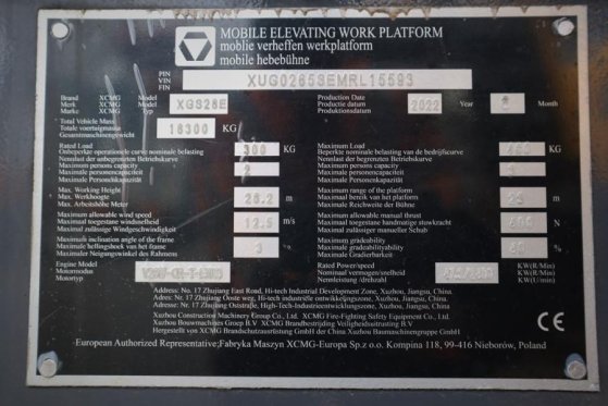 XCMG XGS28E Valid inspection, *Guarantee! Diesel, 4x4 D XGS28E Valid inspection, *Guarantee! Diesel, 4x4 D 2022 2 image 6