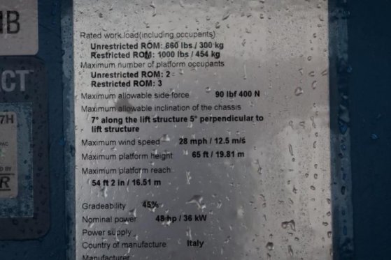 Genie S65XC Valid inspection, *Guarantee! Diesel, 4x4 Dr S65XC Valid inspection, *Guarantee! Diesel, 4x4 Dr 2020 2 image 6