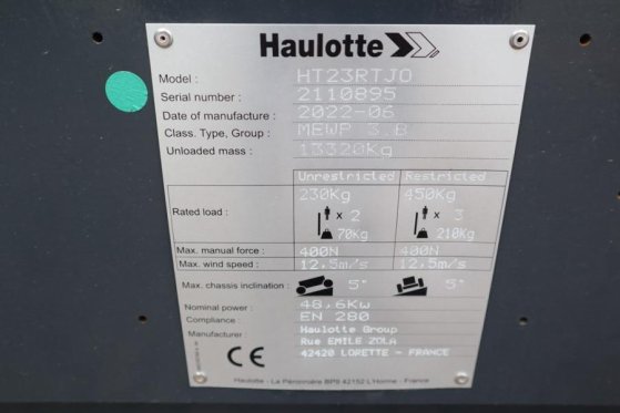 Haulotte HT23RTJ O Valid Inspection, *Guarantee! Diesel, 4x Haulotte HT23RTJ O Valid Inspection, *Guarantee! Diesel, 4x 20...