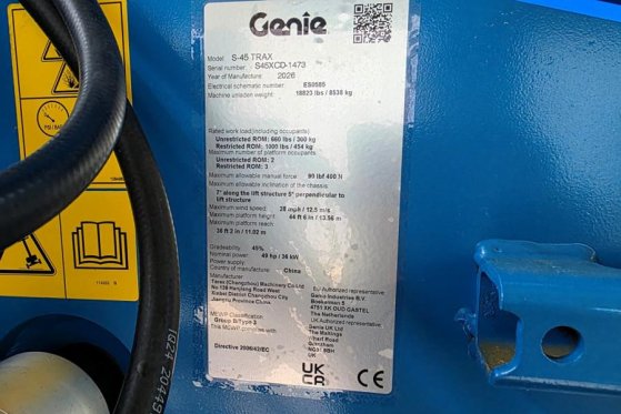 Genie S45XC Trax Valid inspection, *Guarantee! Diesel, 4 S45XC Trax Valid inspection, *Guarantee! Diesel, 4 2026 2 image 36