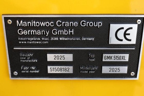 Grove GMK5150XL Available For Rent, Dutch Registration, GMK5150XL Available For Rent, Dutch Registration, 2025 2 Mobile Cr...