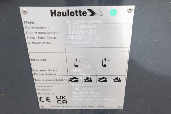Haulotte HT28RTJ Pro Guarantee! 4x4x4 Drive, 28 m Working H Haulotte HT28RTJ Pro Guarantee! 4x4x4 Drive, 28 m Working H 20...