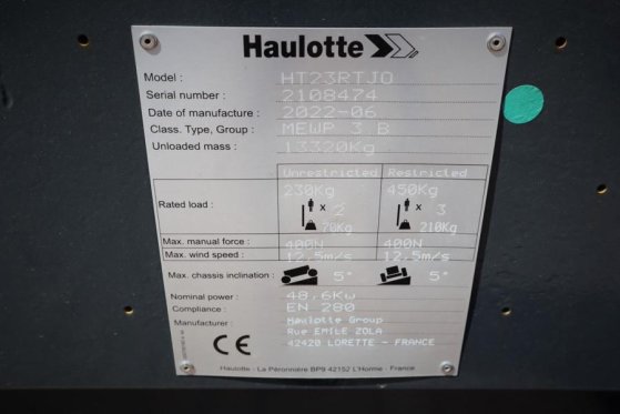 Haulotte HT23RTJ O Valid Inspection, *Guarantee! Diesel, 4x Haulotte HT23RTJ O Valid Inspection, *Guarantee! Diesel, 4x 20...